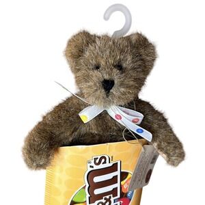 Vintage Boyds Bears M&M Holiday Plush 5" Mini Plush M&M Bear New Worn‎ Box